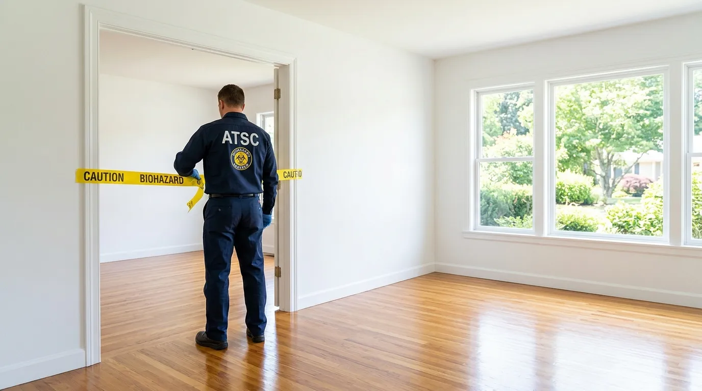 Certified biohazard cleanup crew performing Crime Scene Cleanup in Provo