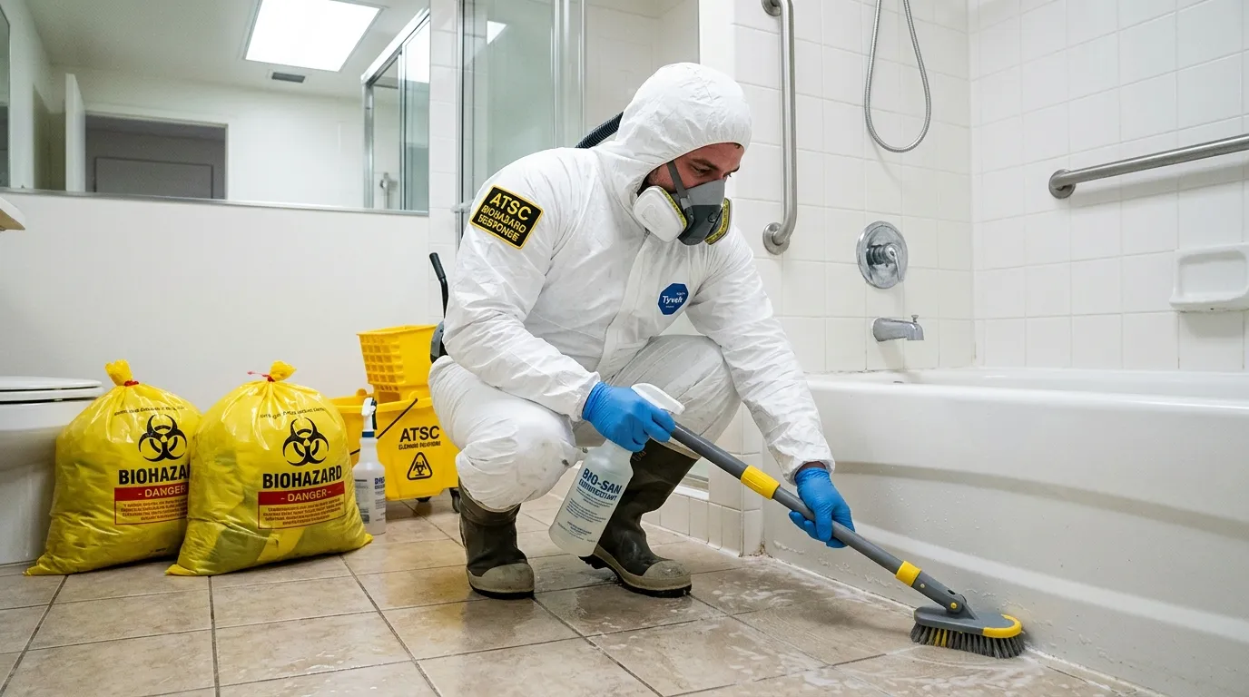 Decontamination equipment deployed for Blood Cleanup in Provo